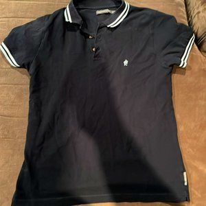 French Connection Navy Blue Short Sleeve Shirt